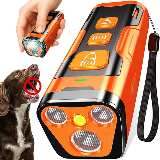 3X Bark Deterrent Device – Safe, Humane, Ultrasonic Training Tool,Safe & Harmless