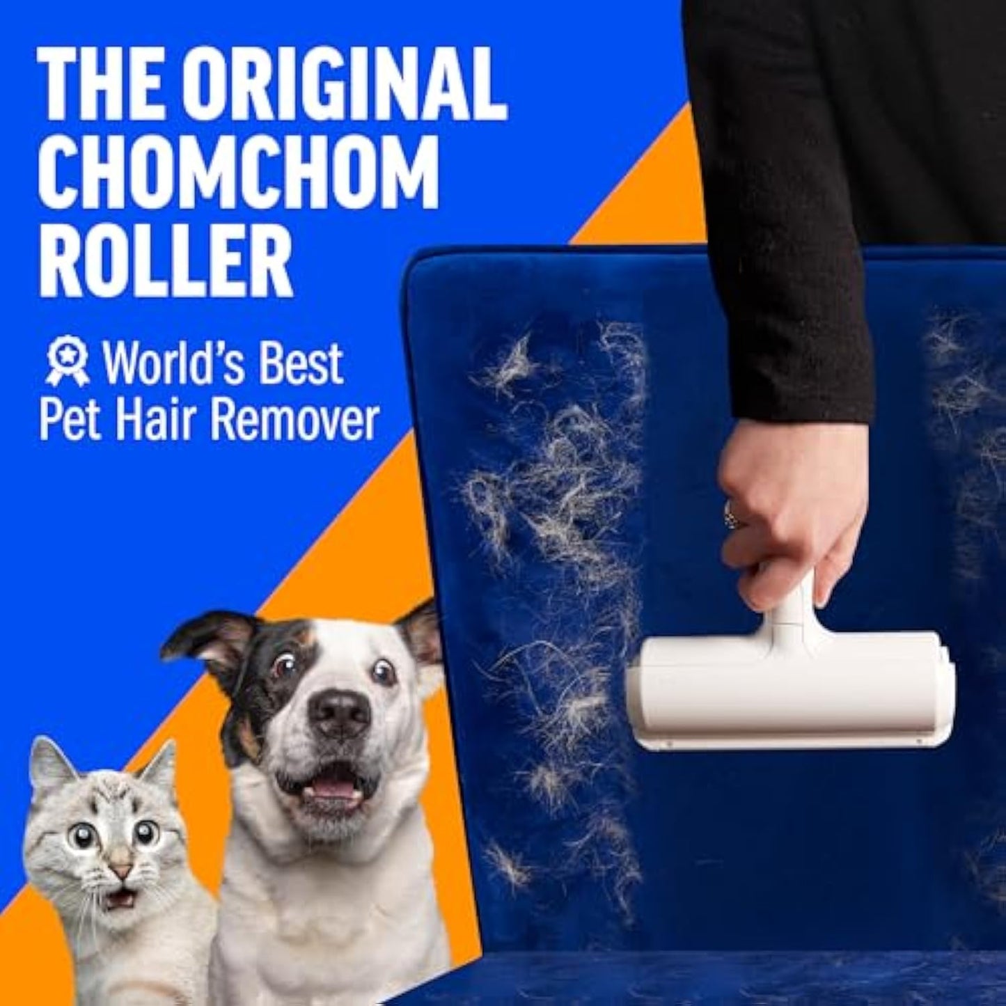 Pet Hair Roller – Reusable Fur Remover for Couch & Clothing