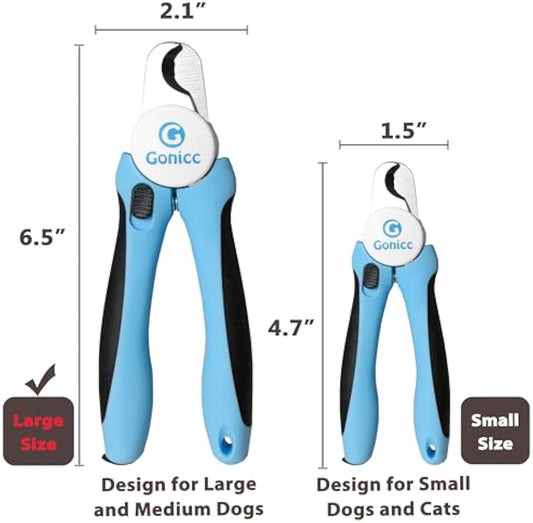 Pet Nail Clippers with Safety Guard & File – for Dogs & Cats